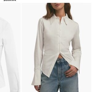 Favorite Daughter Don’t Waist Time Lace-up shirt